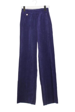 Pantaloni de velvet de femei Amelie & Amelie, Mărime XS, Culoare Albastru, Preț 41,99 Lei, #137426321