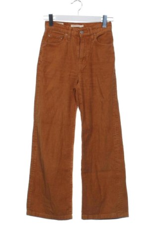 Γυναικείο κοτλέ παντελόνι Levi's, Μέγεθος XXS, Χρώμα Καφέ, Τιμή 23,00 €, #137460509