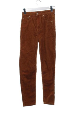 Damskie sztruksy Pull&Bear, Rozmiar XS, Kolor Brązowy, Cena 33,87 zł, #137493412