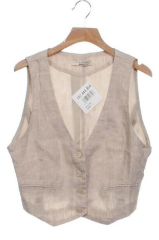 Дамски елек Gina Tricot, Размер XS, Цвят Бежов, Цена 16,00 €, #137444354