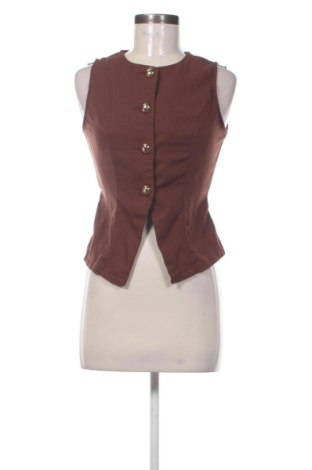 Vestă de femei SHEIN, Mărime S, Culoare Maro, Preț 78,74 Lei, #137456215