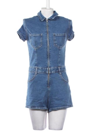 Damski krótki kombinezon Bershka, Rozmiar M, Kolor Niebieski, Cena 142,99 zł, #137407358