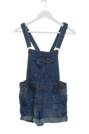 Salopetă scurtă de damă Bershka, Mărime XS, Culoare Albastru, Preț 52,49 Lei, #137448734
