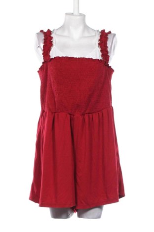 Дамски къс гащеризон Unbranded, Размер 3XL, Цвят Червен, Цена 14,00 €, #137452798