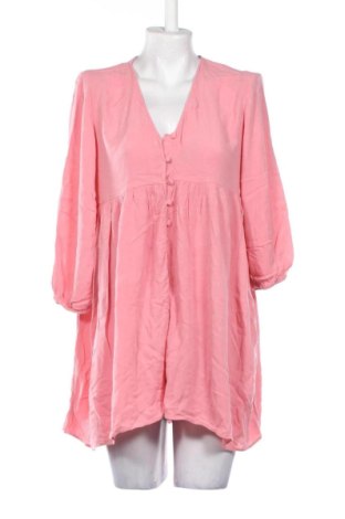 Salopetă scurtă de damă Zara, Mărime L, Culoare Roz, Preț 115,48 Lei, #137478028