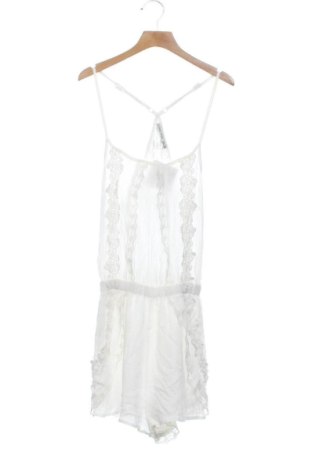 Kurzer Damenoverall Bershka, Größe XXS, Farbe Weiß, Preis 11,43 €, #137487270