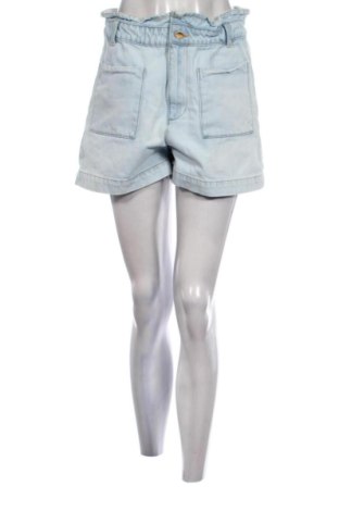 Pantaloni scurți de femei Zara, Mărime M, Culoare Albastru, Preț 76,00 Lei, #137447729
