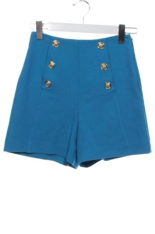 Pantaloni scurți de femei Zara, Mărime XS, Culoare Albastru, Preț 68,24 Lei, #137458888