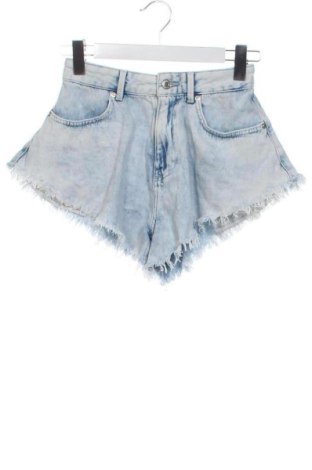 Damskie szorty Bershka, Rozmiar XS, Kolor Niebieski, Cena 42,34 zł, #137470418