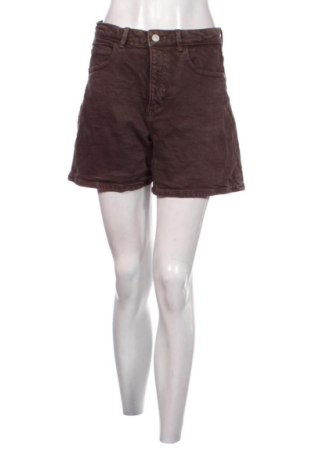 Pantaloni scurți de femei Zara, Mărime M, Culoare Maro, Preț 89,23 Lei, #137475508