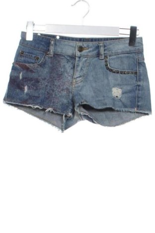 Pantaloni scurți de femei Zara Trafaluc, Mărime M, Culoare Albastru, Preț 42,94 Lei, #137476445