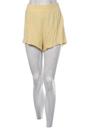 Pantaloni scurți de femei H&M, Mărime L, Culoare Galben, Preț 47,24 Lei, #137478270