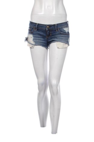 Pantaloni scurți de femei Hollister, Mărime M, Culoare Albastru, Preț 62,99 Lei, #137489111