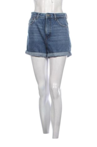 Damskie szorty Bershka, Rozmiar S, Kolor Niebieski, Cena 46,57 zł, #137462986