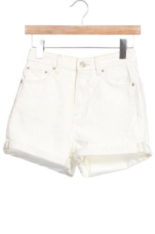 Pantaloni scurți de femei Bershka, Mărime XS, Culoare Ecru, Preț 78,74 Lei, #137476377