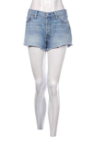 Pantaloni scurți de femei Levi's, Mărime L, Culoare Albastru, Preț 157,47 Lei, #137479115