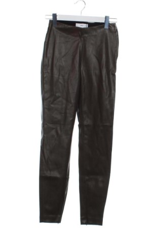 Damskie skórzane spodnie Mango, Rozmiar XS, Kolor Brązowy, Cena 594,99 zł, #137366066