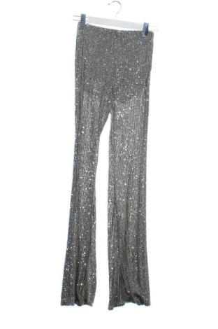 Pantaloni de femei Pull&Bear, Mărime XS, Culoare Argintiu, Preț 57,74 Lei, #137435502