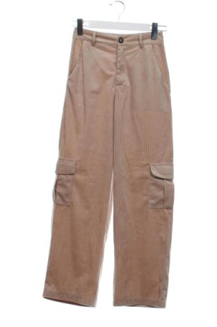 Pantaloni de femei SHEIN, Mărime XS, Culoare Bej, Preț 31,49 Lei, #137437009