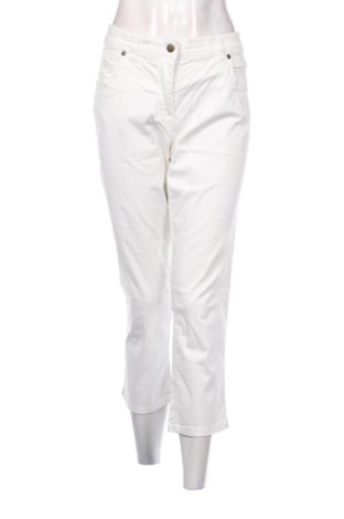 Pantaloni de femei Bon Prix, Mărime XL, Culoare Alb, Preț 73,56 Lei, #137448801