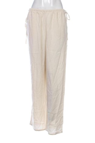 Pantaloni de femei Zara, Mărime L, Culoare Ecru, Preț 129,00 Lei, #137451079