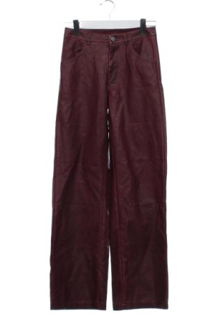 Damskie spodnie SHEIN, Rozmiar XS, Kolor Czerwony, Cena 32,26 zł, #137453177
