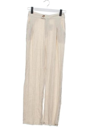 Pantaloni de femei SHEIN, Mărime XS, Culoare Ecru, Preț 61,00 Lei, #137462542
