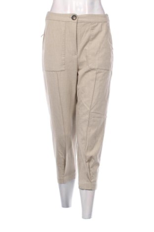 Pantaloni de femei Zara, Mărime M, Culoare Bej, Preț 94,48 Lei, #137475691