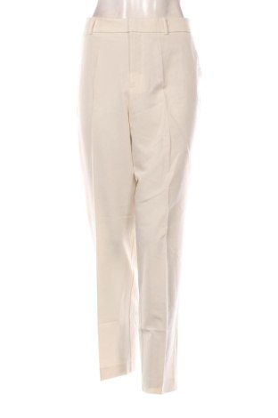 Pantaloni de femei Mango, Mărime L, Culoare Ecru, Preț 82,00 Lei, #137478722