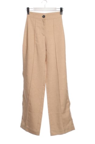 Dámské kalhoty  Bershka, Velikost XXS, Barva Béžová, Cena  471,00 Kč, #137483647