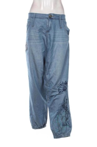 Дамски панталон Desigual, Размер XXL, Цвят Син, Цена 42,87 €, #137494113