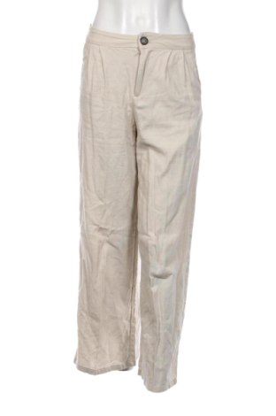 Pantaloni de femei Bershka, Mărime S, Culoare Bej, Preț 68,24 Lei, #137477282