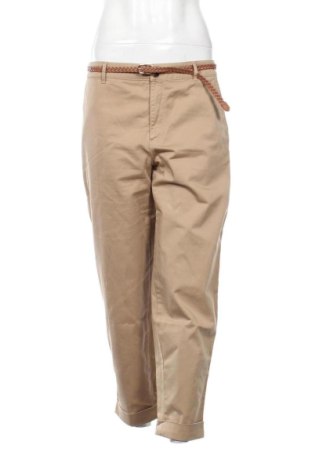Дамски панталон Zara, Размер L, Цвят Бежов, Цена 19,00 €, #137482687