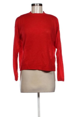 Pulover de femei Bershka, Mărime S, Culoare Roșu, Preț 47,24 Lei, #137473042