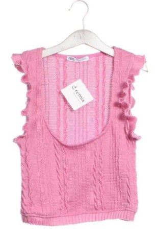 Дамски пуловер Zara, Размер S, Цвят Розов, Цена 12,00 €, #137476862
