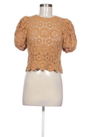 Dámsky pulóver Zara, Veľkosť S, Farba Hnedá, Cena  13,00 €, #137478354