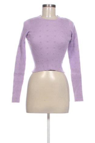Damski sweter Bershka, Rozmiar S, Kolor Fioletowy, Cena 44,36 zł, #137485122