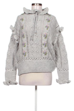 Pulover de femei Zara, Mărime S, Culoare Gri, Preț 95,00 Lei, #137494842