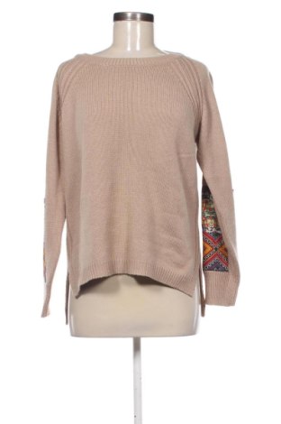 Pulover de femei SHEIN, Mărime L, Culoare Bej, Preț 35,27 Lei, #137502634