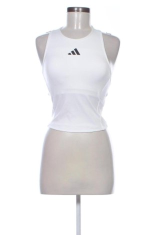 Γυναίκειο αθλητικό τοπ Adidas, Μέγεθος S, Χρώμα Λευκό, Τιμή 41,99 €, #137463539