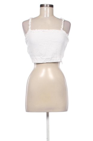Top de femei Pull&Bear, Mărime M, Culoare Alb, Preț 97,00 Lei, #137462037