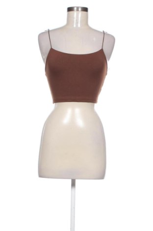 Top de femei Bershka, Mărime S, Culoare Maro, Preț 62,99 Lei, #137487357