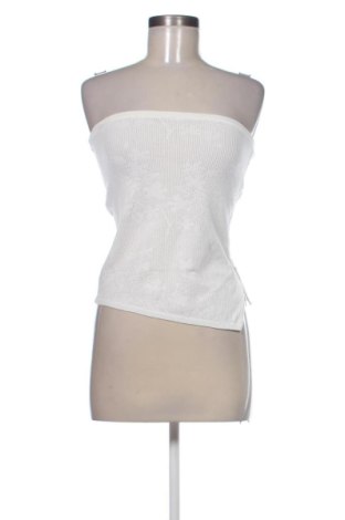 Top de femei Bershka, Mărime L, Culoare Alb, Preț 47,24 Lei, #137503822