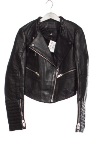 Dámská kožená bunda  H&M, Velikost XXS, Barva Černá, Cena  1 213,00 Kč, #137461998
