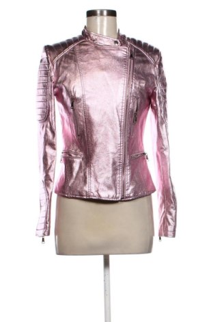 Geacă de piele pentru femei Unbranded, Mărime M, Culoare Roz, Preț 120,73 Lei, #137475624