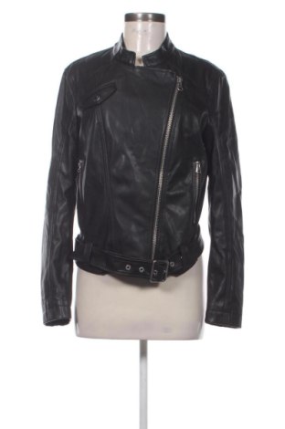 Damen Lederjacke United Colors Of Benetton, Größe M, Farbe Schwarz, Preis € 31,99, #137489605