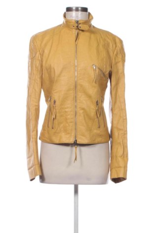 Geacă de piele pentru femei Unbranded, Mărime XL, Culoare Galben, Preț 314,99 Lei, #137496297