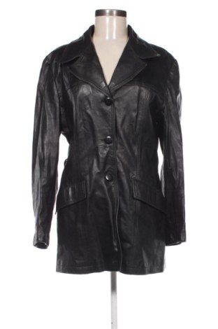 Geacă de piele pentru femei Unbranded, Mărime M, Culoare Negru, Preț 288,70 Lei, #137462583