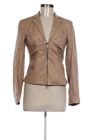 Geacă de piele pentru femei Marc Cain, Mărime S, Culoare Bej, Preț 677,13 Lei, #137492833