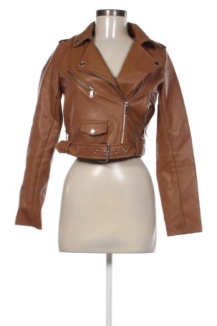 Női bőrdzseki Stradivarius, Méret XS, Szín Barna, Ár 9 574 Ft, #137495601
